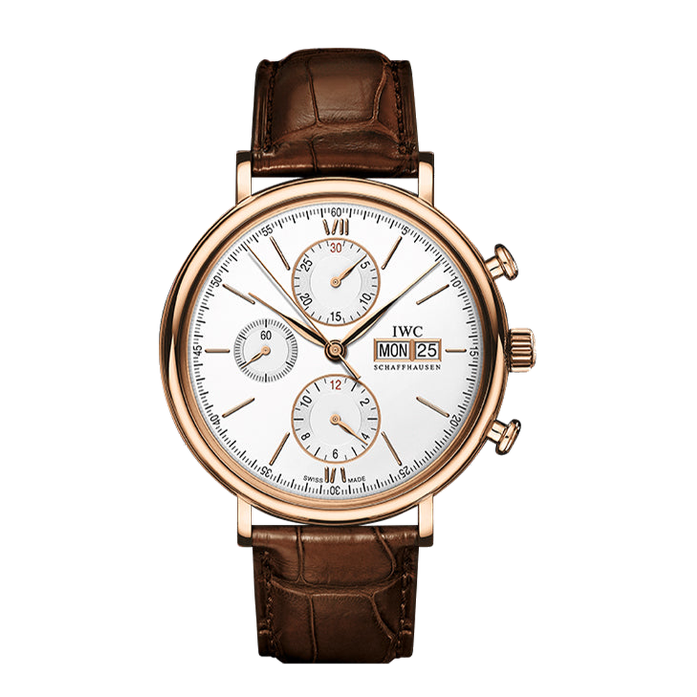 IWC Portofino Chronograph Red Gold / Silver
