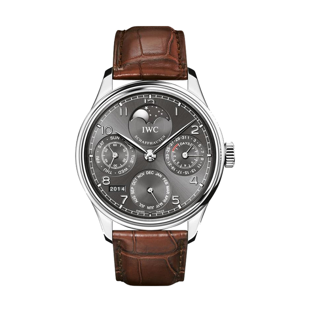 IWC Portugieser Perpetual Calendar 5023 White Gold / Ardoise