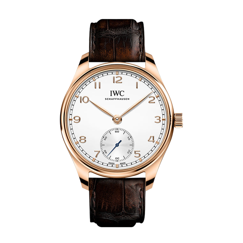 IWC Portugieser Automatic 40 Rose Gold / Silver / Alligator