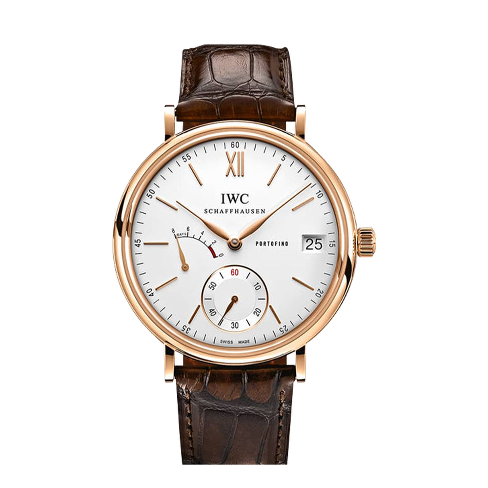 IWC Portofino Hand-Wound Eight Days Red Gold / Silver