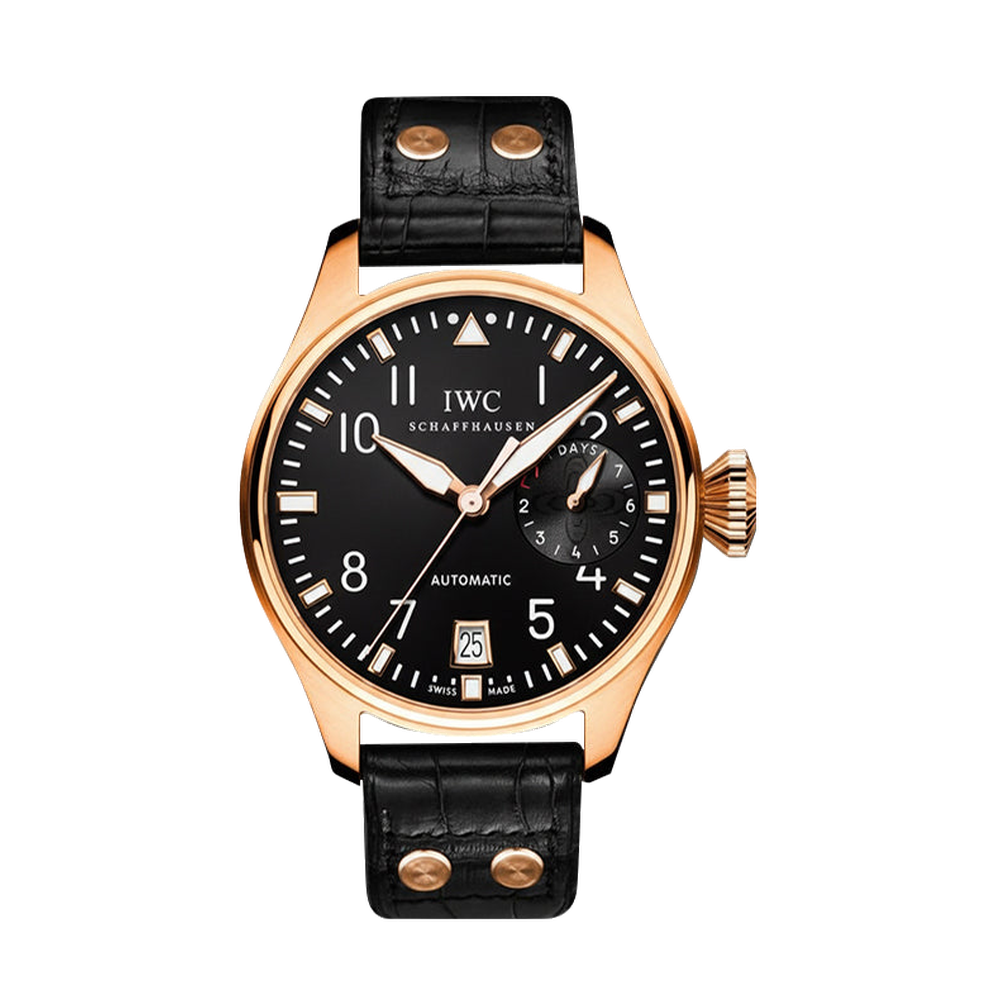 IWC Big Pilot Rose Gold / Black / Tourneau