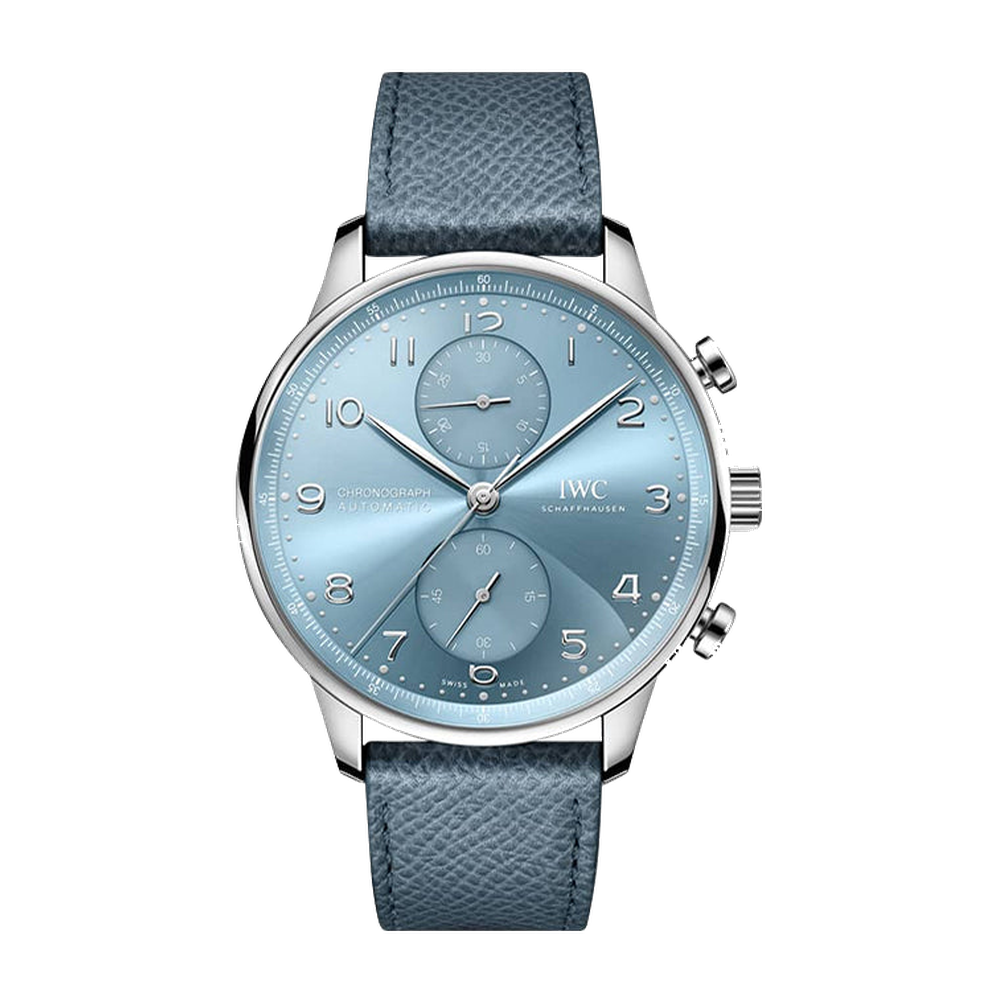 IWC Portugieser Chronograph White Gold / Ice Blue