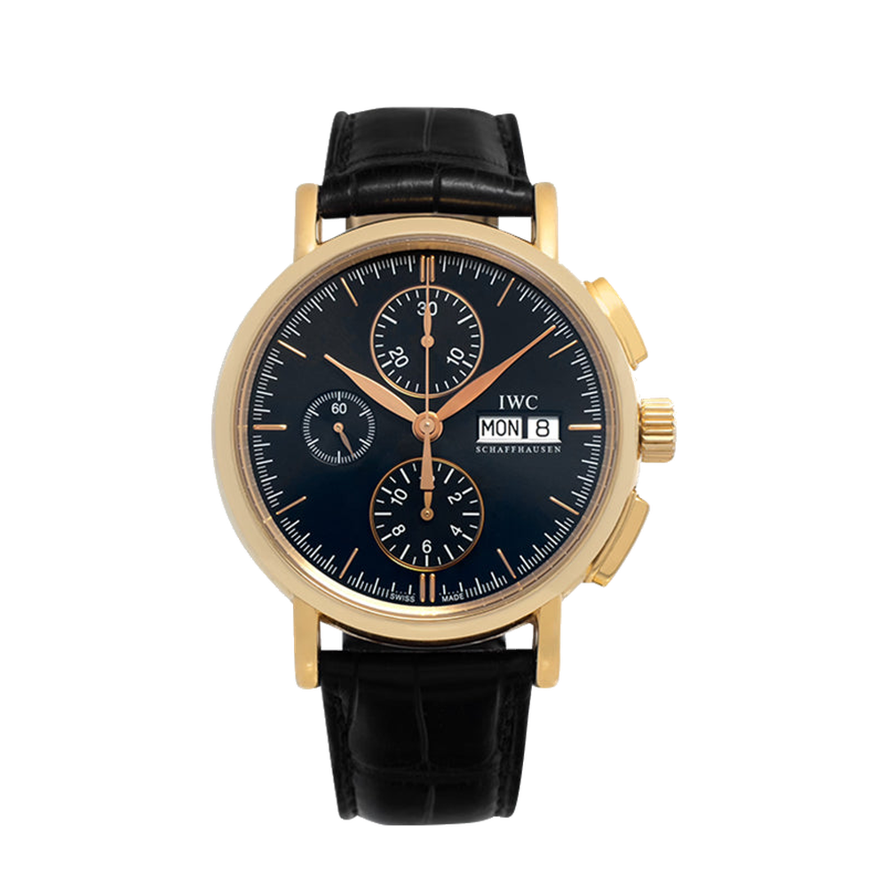 IWC Portofino Chronograph Rose Gold / Black