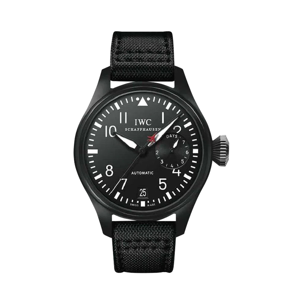 IWC Big Pilot Top Gun Black Dial Straps
