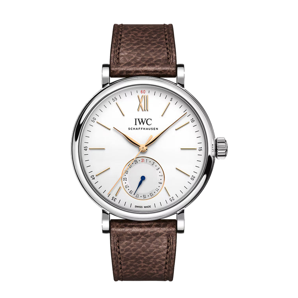 IWC Portofino Pointer Date White Dial Straps