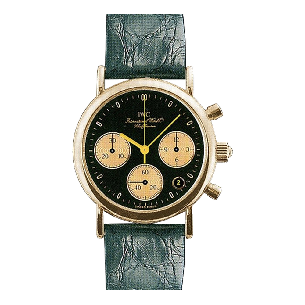IWC Portofino Lady Chronograph MecaQuartz Rose Gold / Black / Alligator