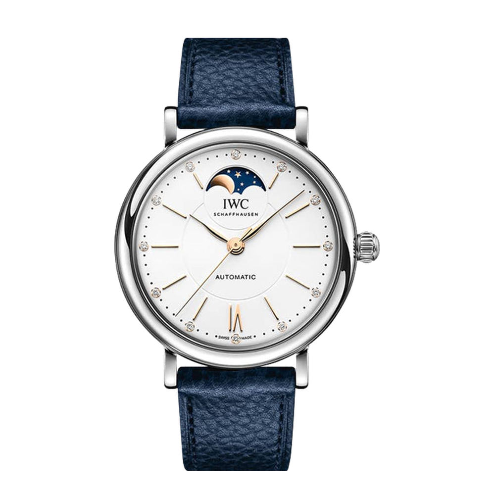 IWC Portofino Automatic Moon Phase 37 Stainless Steel / Silver