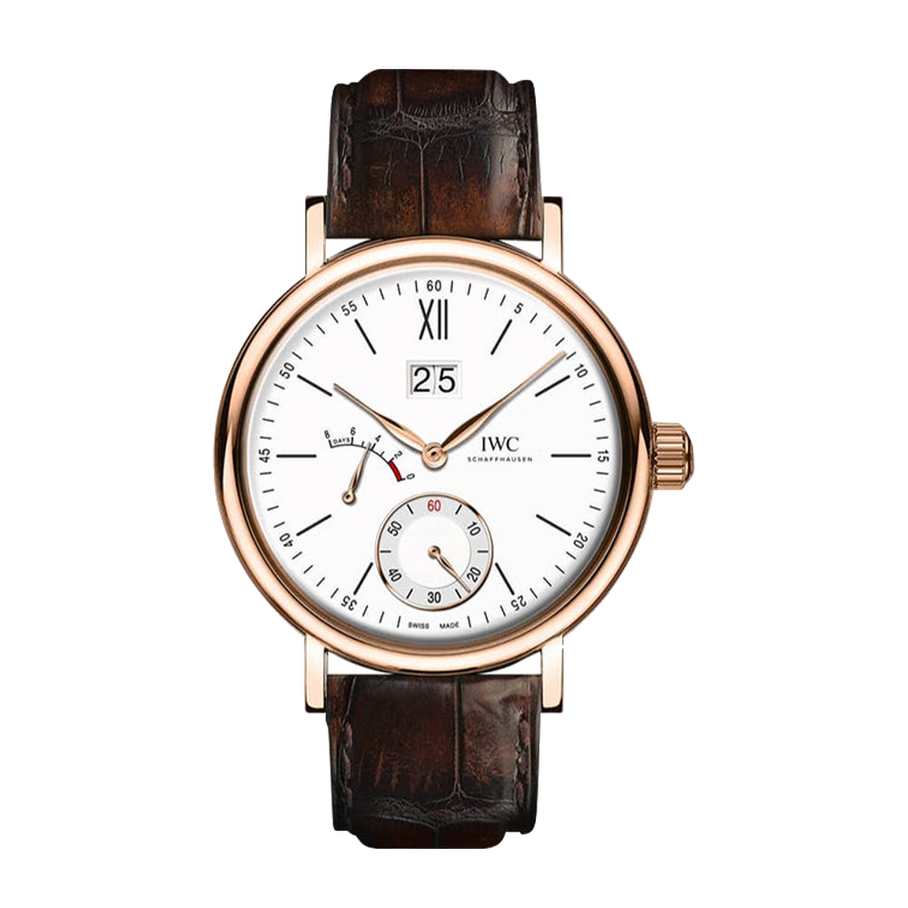 IWC Portofino Hand-Wound Big Date Red Gold / Bucherer