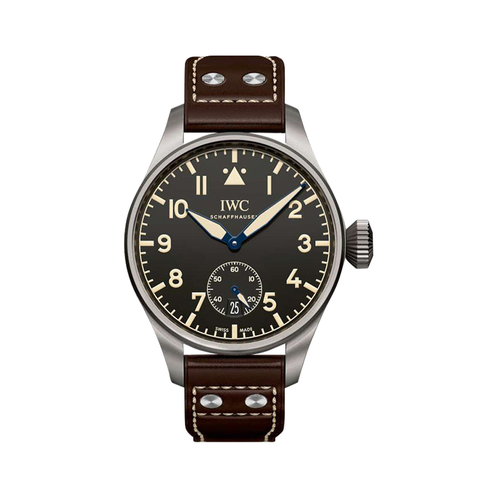 IWC Big Pilot Heritage 48 Black Dial Straps