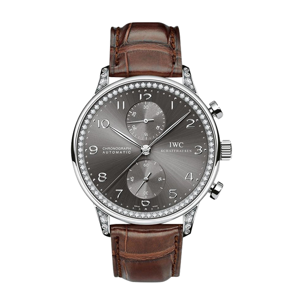 IWC Portuguese Chrono-Automatic White Gold / 266 Diamond