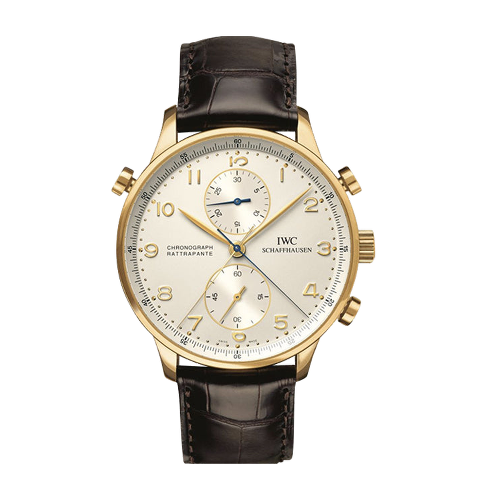 IWC Portugieser Chrono-Rattrapante Yellow Gold / Silver