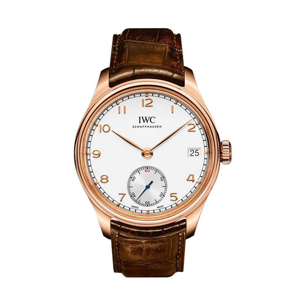 IWC Portuguese Hand-Wound Eight Days Red Gold