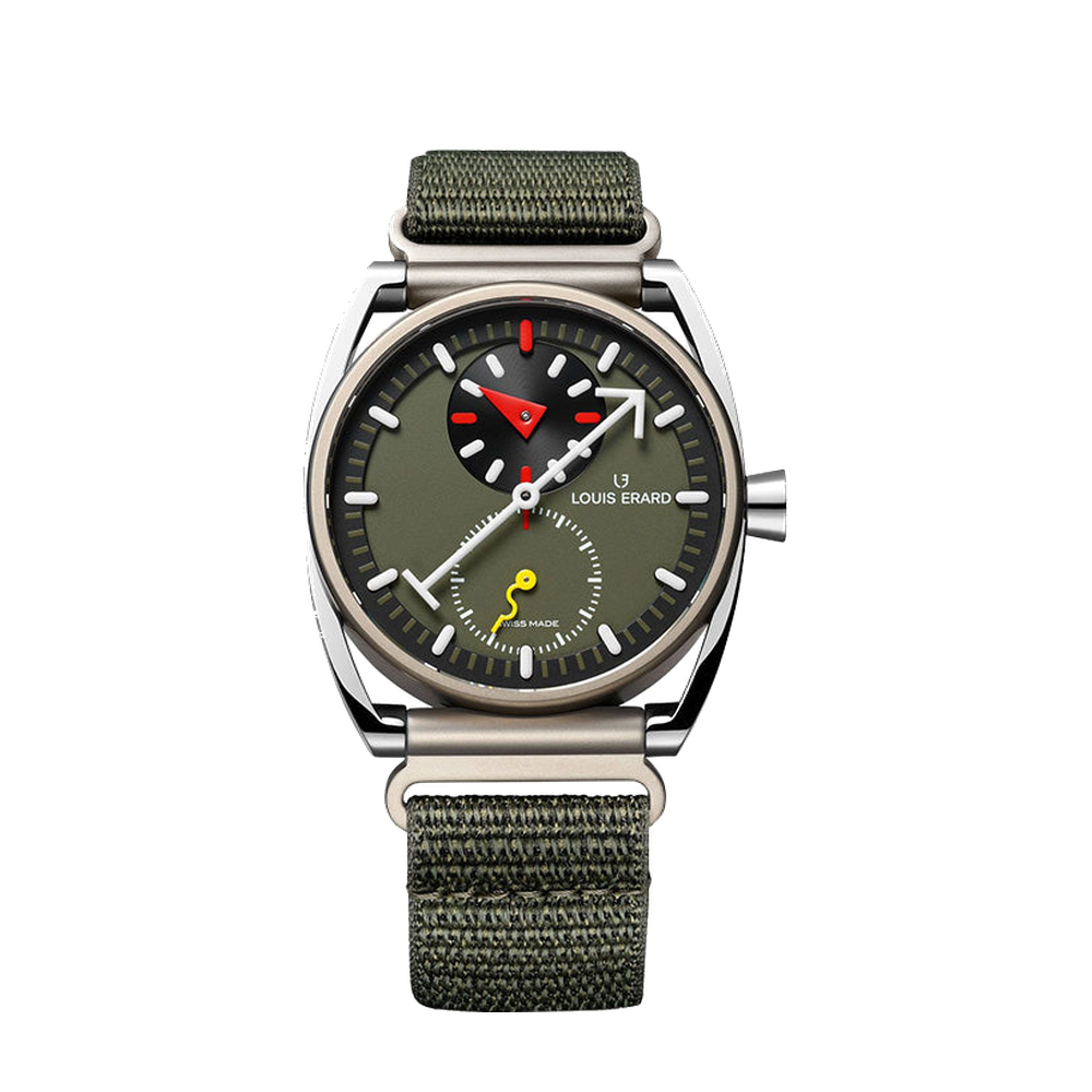 Louis Erard Le Régulateur Louis Erard x Alain Silberstein Khaki