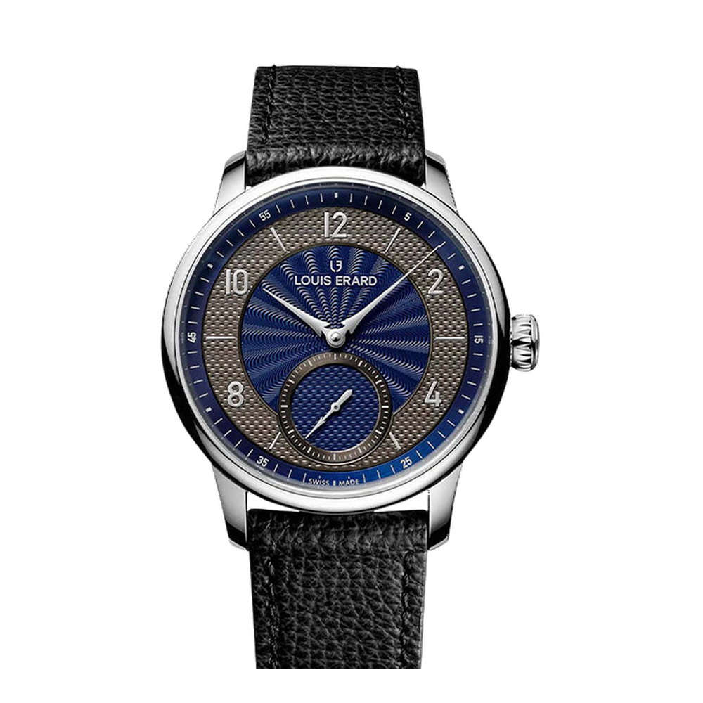 Louis Erard Petite Seconde Guilloché Anthracite Blue