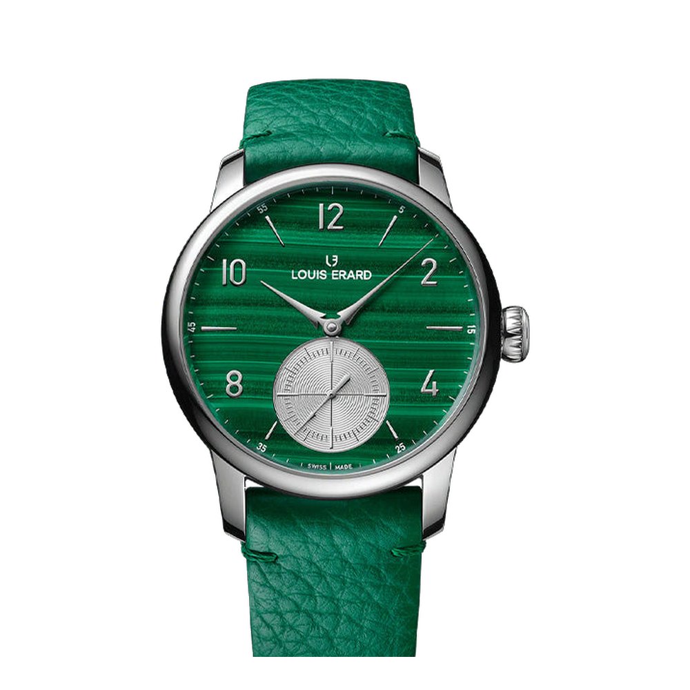 Louis Erard Petite Seconde Malachite Green Dial Straps