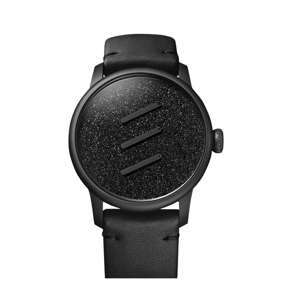 Louis Erard Le Régulateur Louis Erard x Olivier Mosset Black Dial Straps