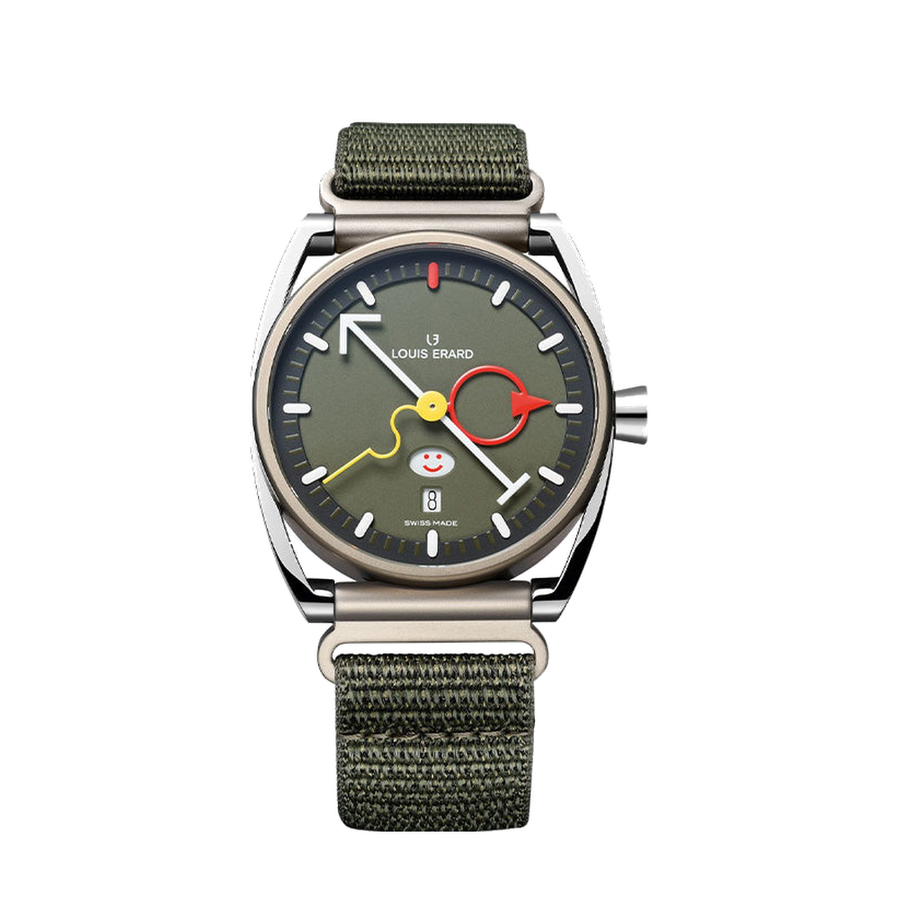 Louis Erard La Semaine Louis Erard x Alain Silberstein Khaki