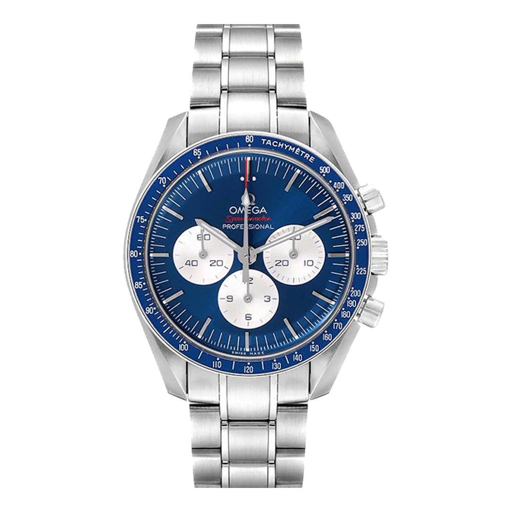 Omega Speedmaster Professional Moonwatch Stainless Steel / Blue / Tokyo Olympics