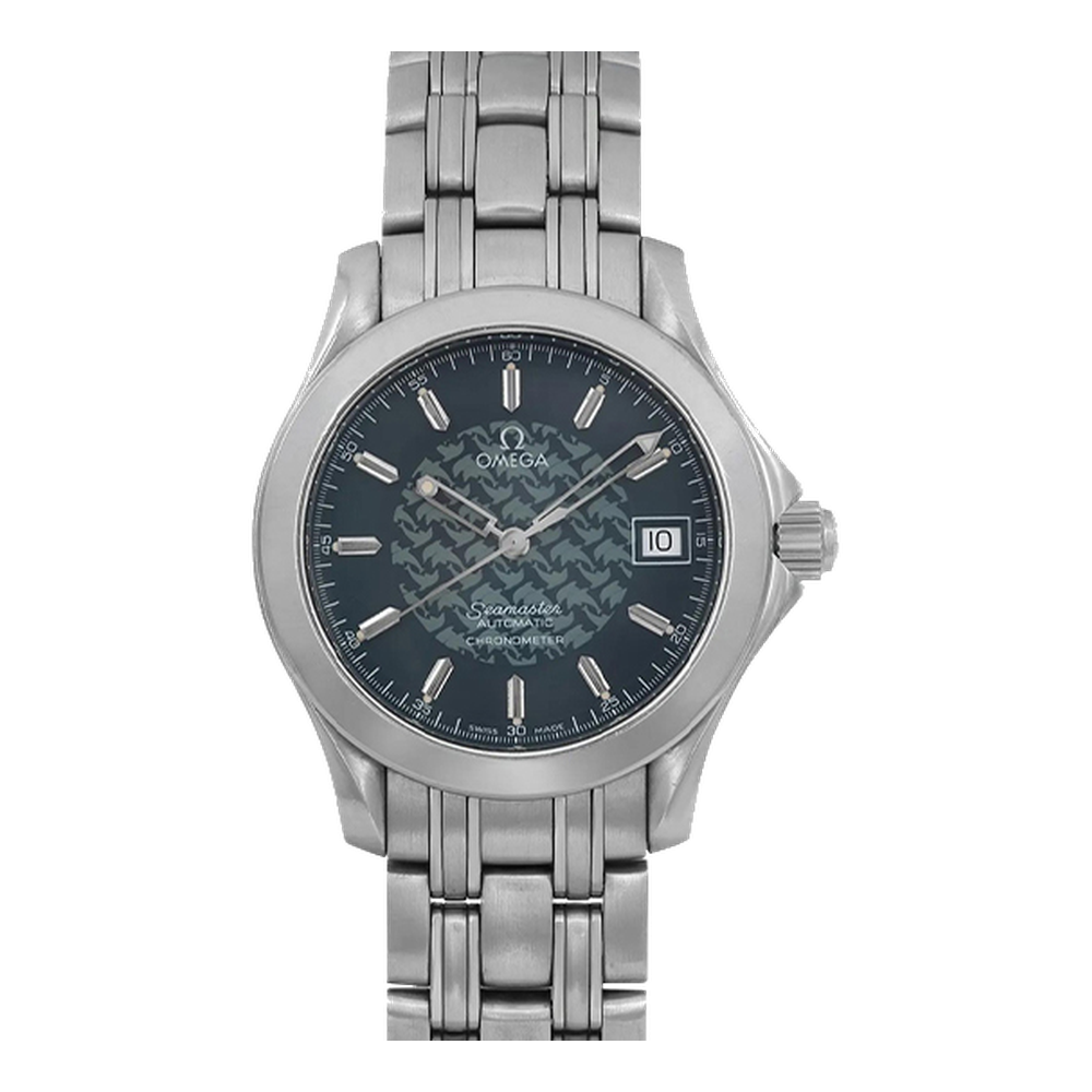 Omega Jacques Mayol 1997 Blue/Navy Dial Straps