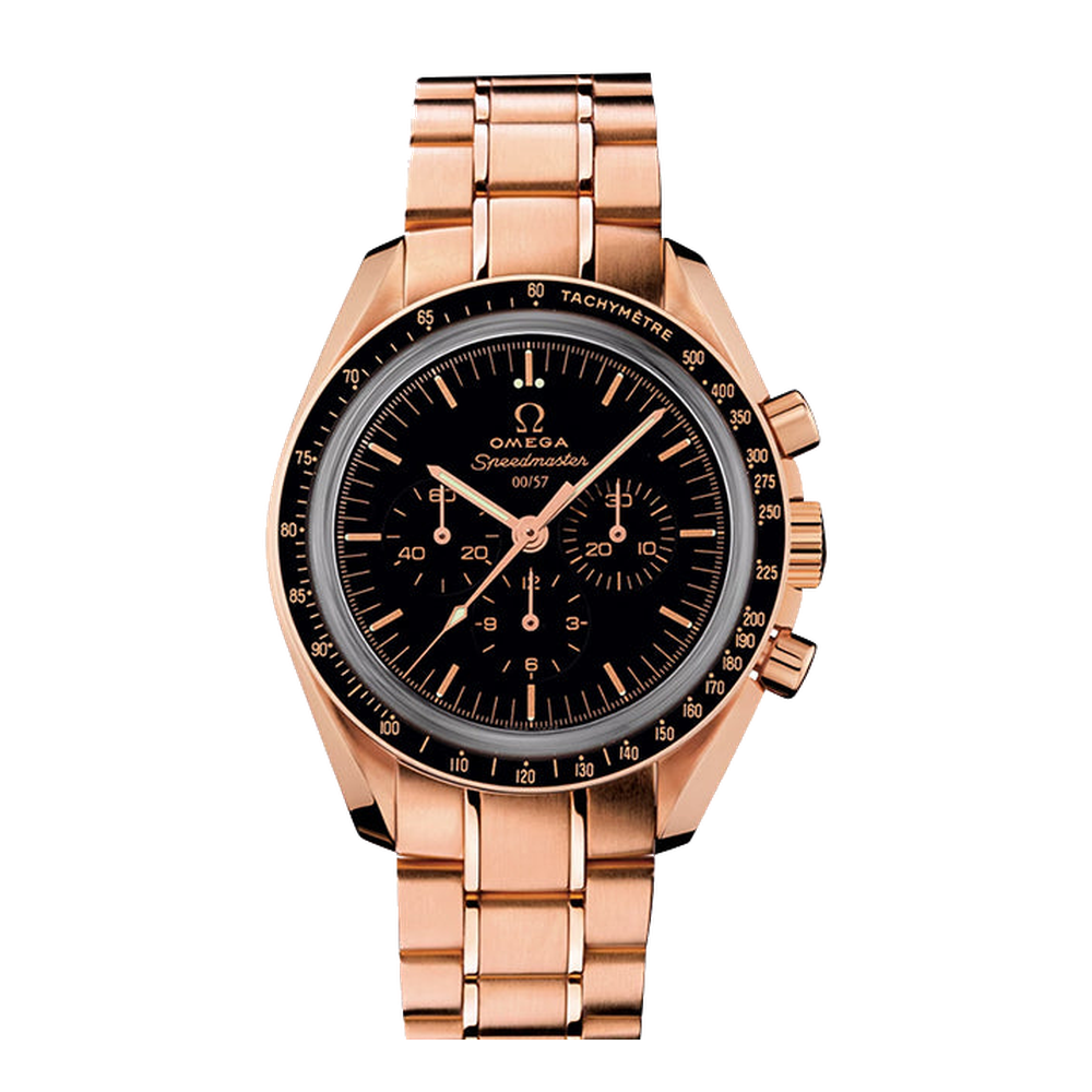 Omega Speedmaster Moonwatch Anniversary Red Gold