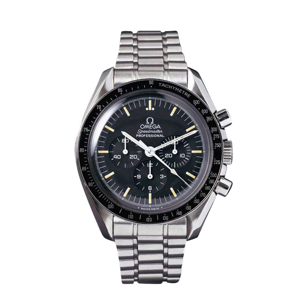 Omega Speedmaster Professional Moonwatch Black Dial Straps