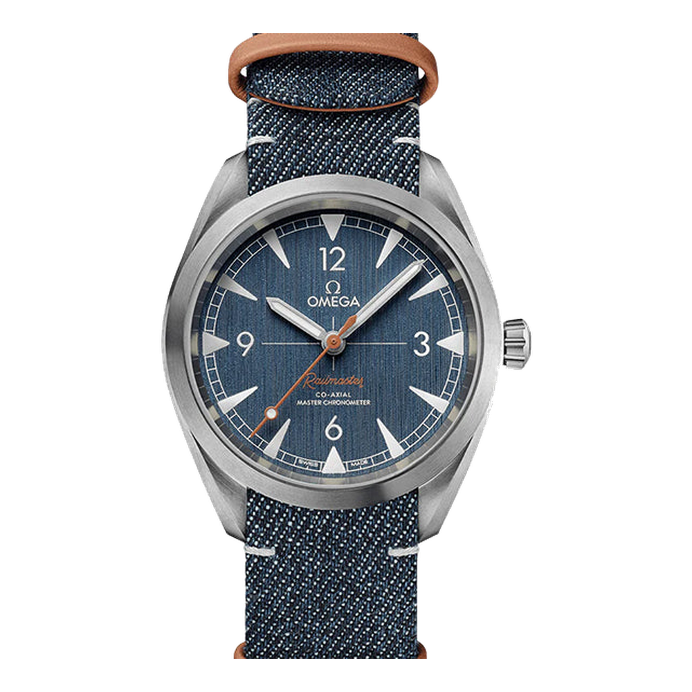 Omega Railmaster Blue/Navy Dial Straps