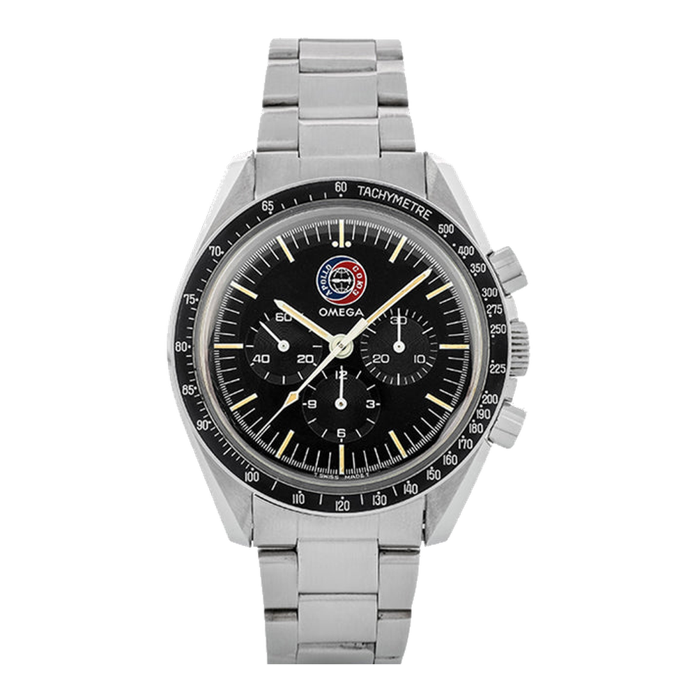Omega Speedmaster Professional Moonwatch Apollo-Soyuz Black Dial Straps