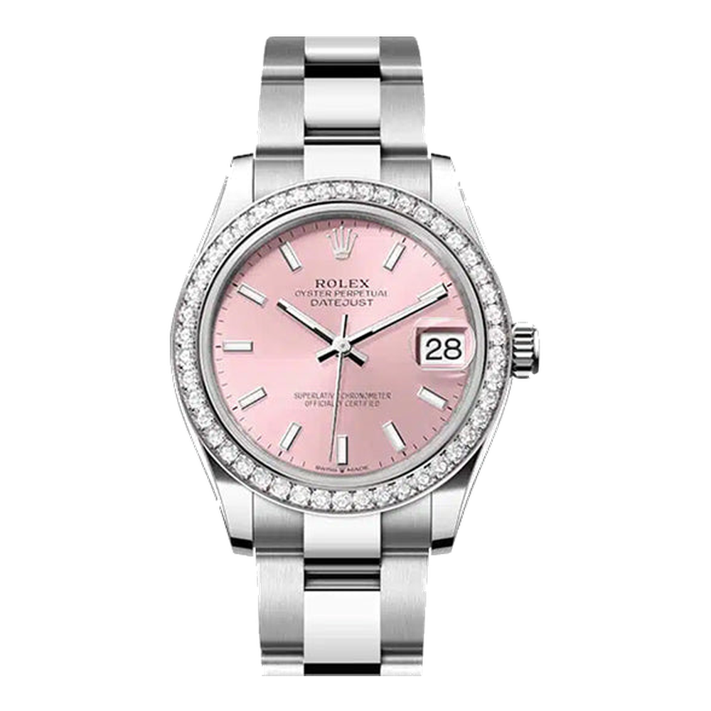 Rolex Datejust 31 Stainless Steel Diamond / Oyster / Pink