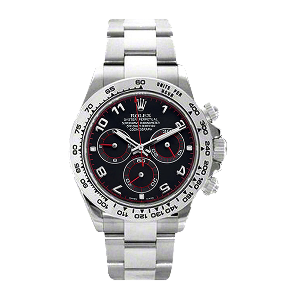Rolex Daytona White Gold Black Racing