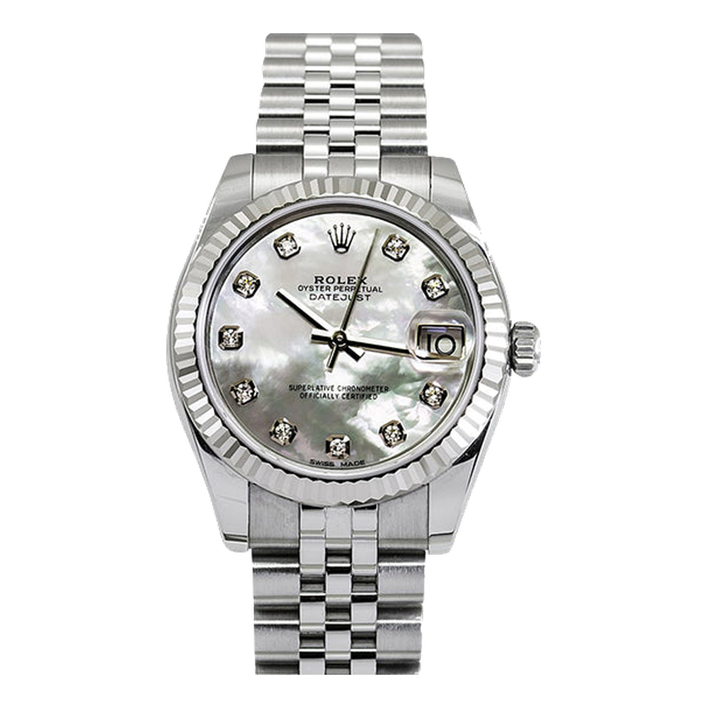 Rolex Datejust 31 Stainless Steel Fluted / Jubilee / MOP
