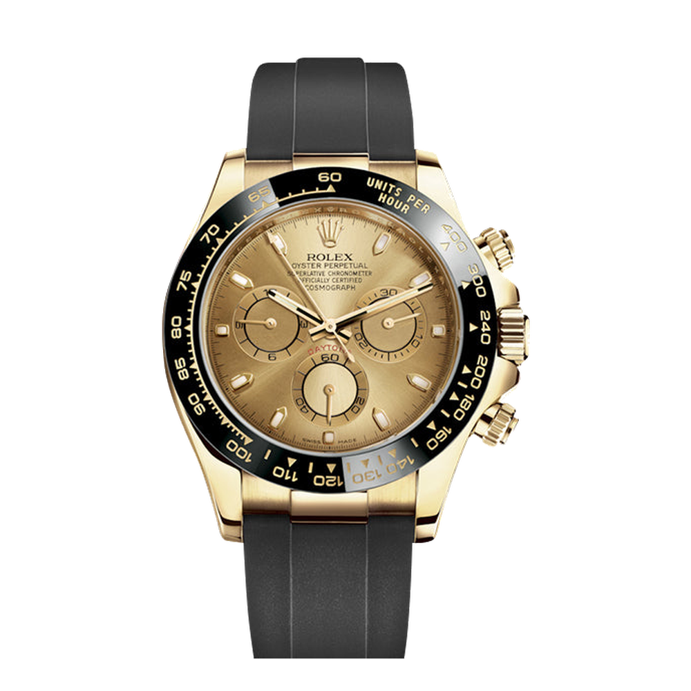 Rolex Cosmograph Daytona Yellow Gold / Cerachrom / Champagne / Oysterflex