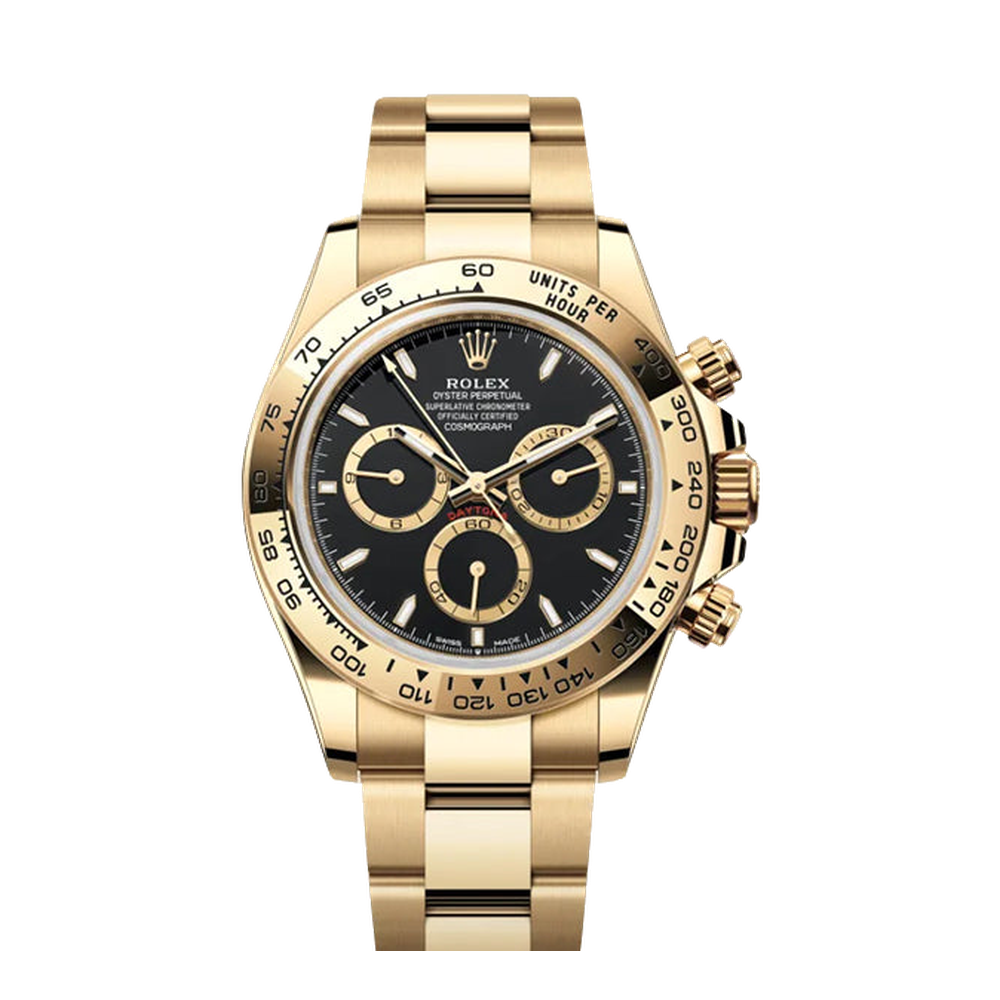 Rolex Cosmograph Daytona Yellow Gold / Black / Oyster