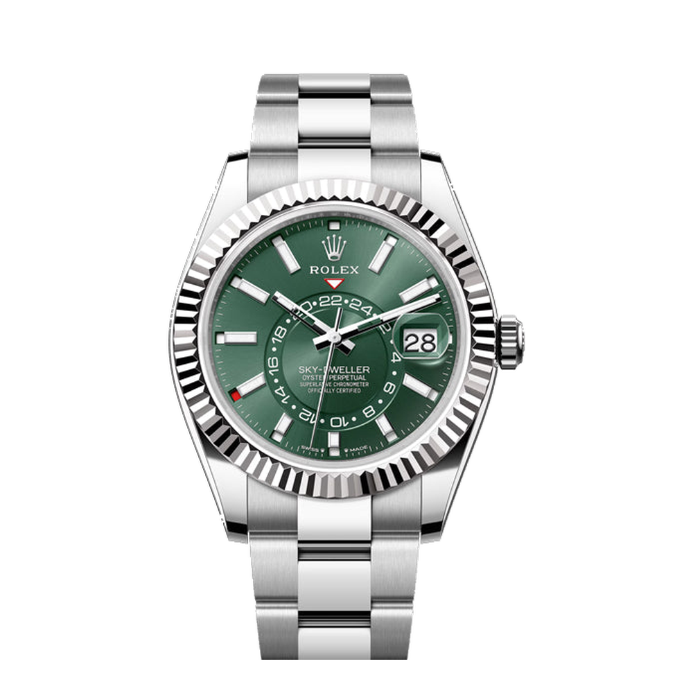 Rolex Sky-Dweller Green Dial Straps
