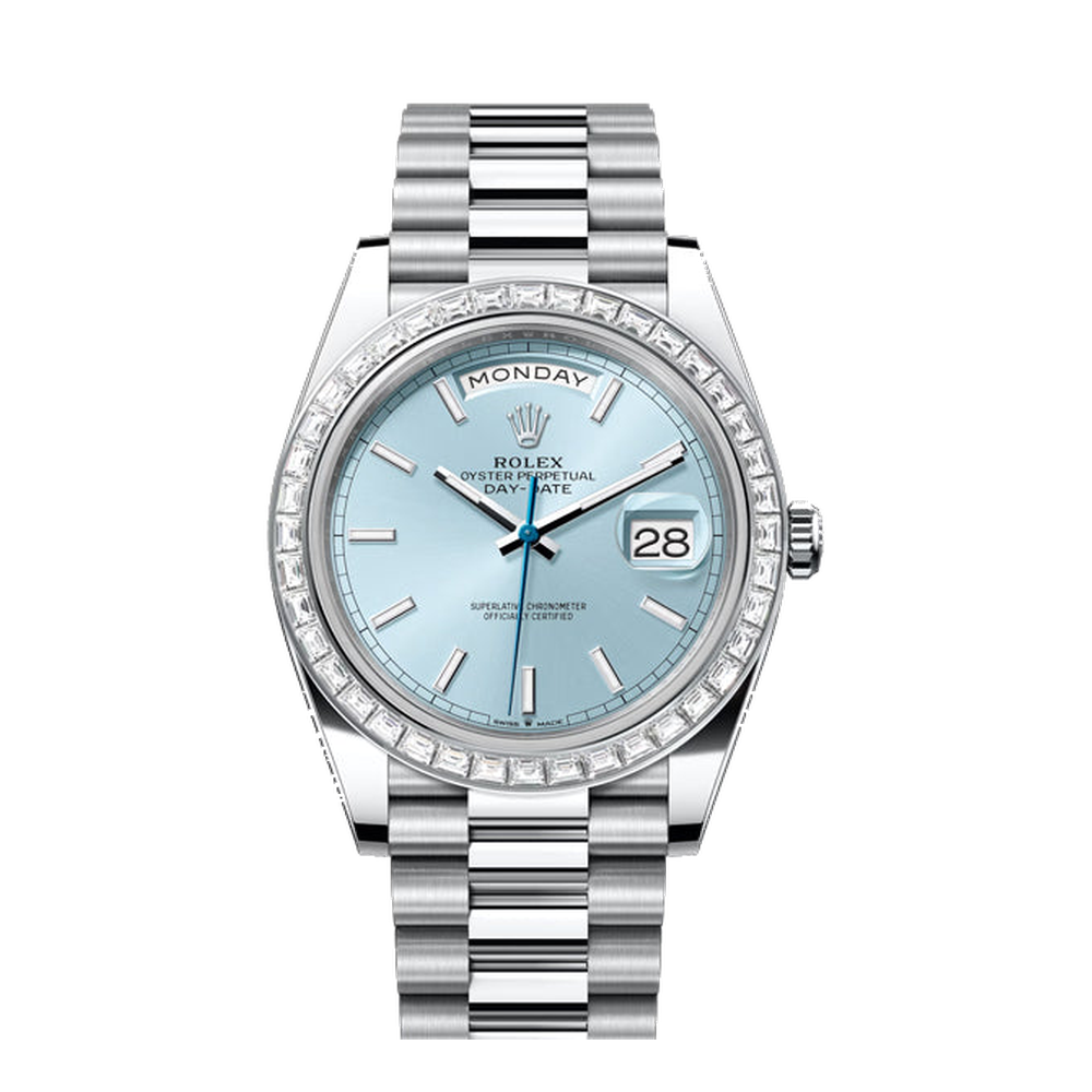 Rolex Day-Date 40 Blue/Navy Dial Straps