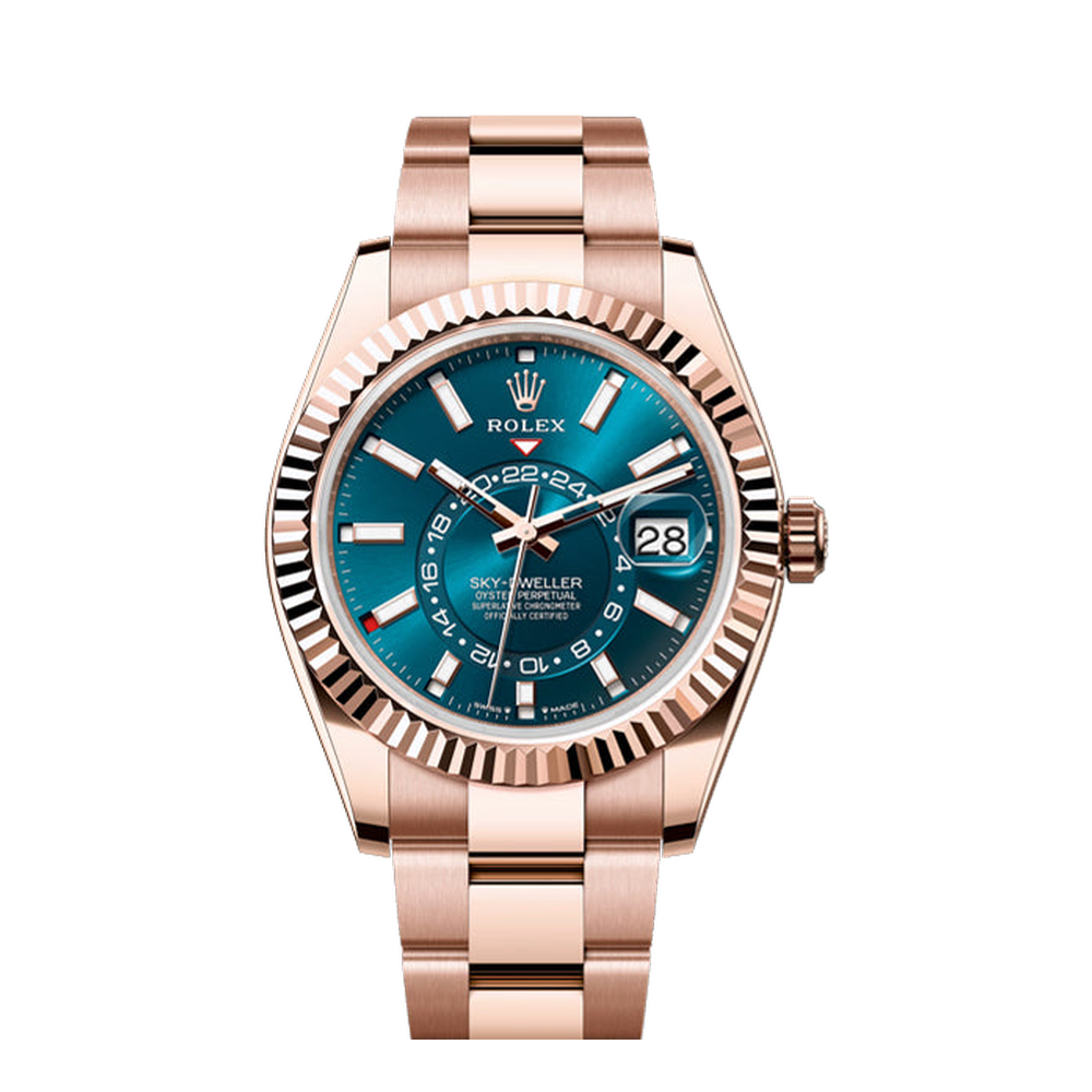 Rolex Sky-Dweller Blue/Navy Dial Straps
