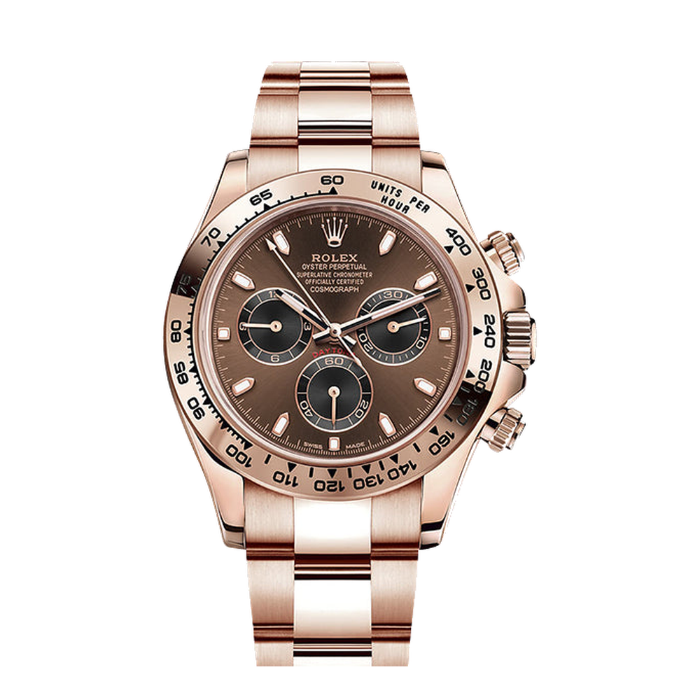 Rolex Cosmograph Daytona Everose / Chocolate Brown Dial Straps