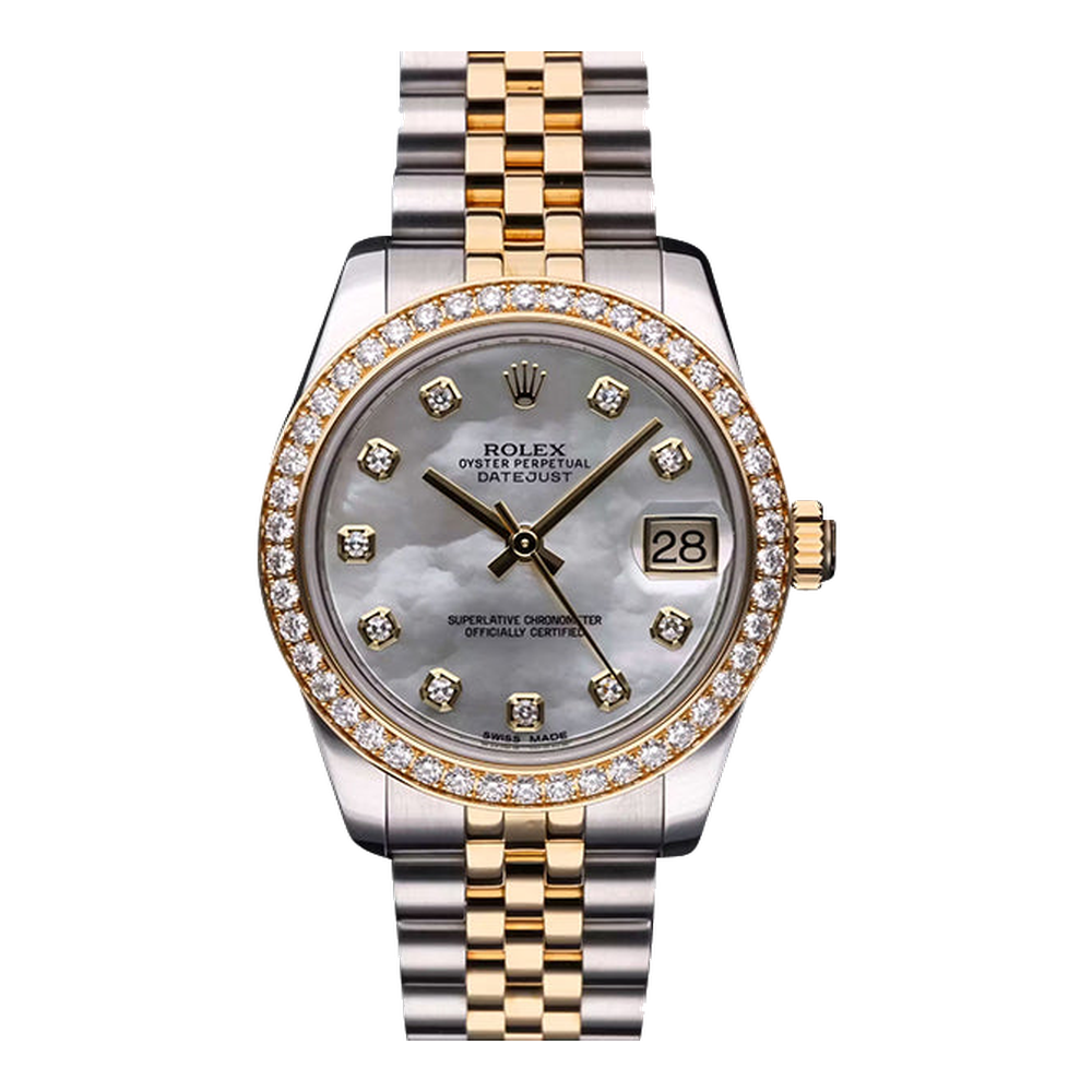 Rolex Datejust 31 Rolesor Yellow Diamond / Jubilee / MOP