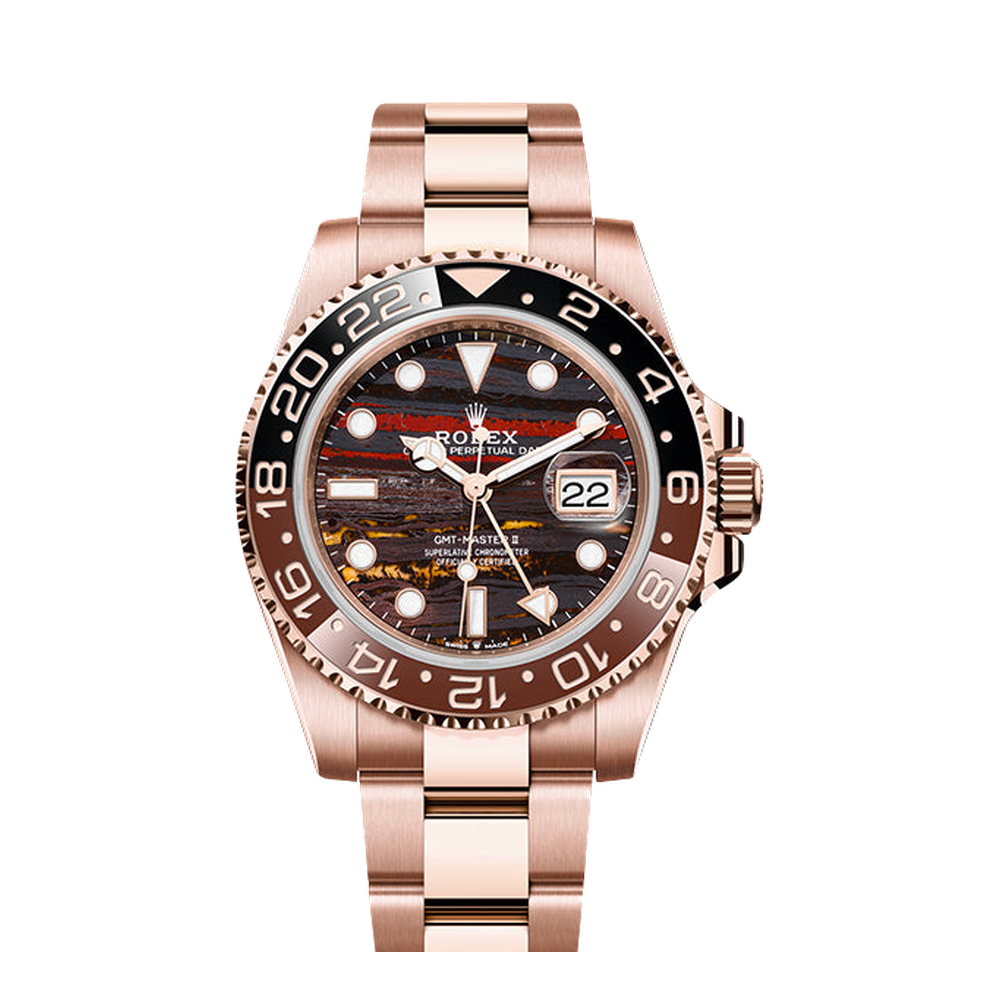 Rolex GMT-Master II Everose / CHNR / Tiger Iron / Oyster Multi Dial Straps