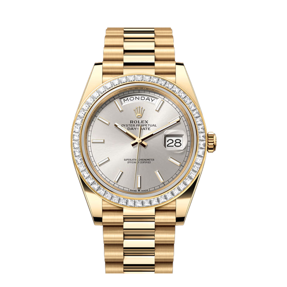 Rolex Day-Date 40 Grey Dial Straps