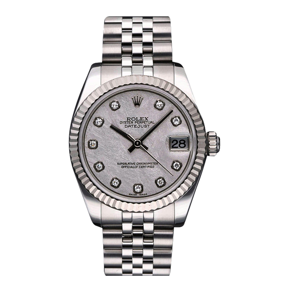 Rolex Datejust 31 Stainless Steel Fluted / Jubilee / Meteorite