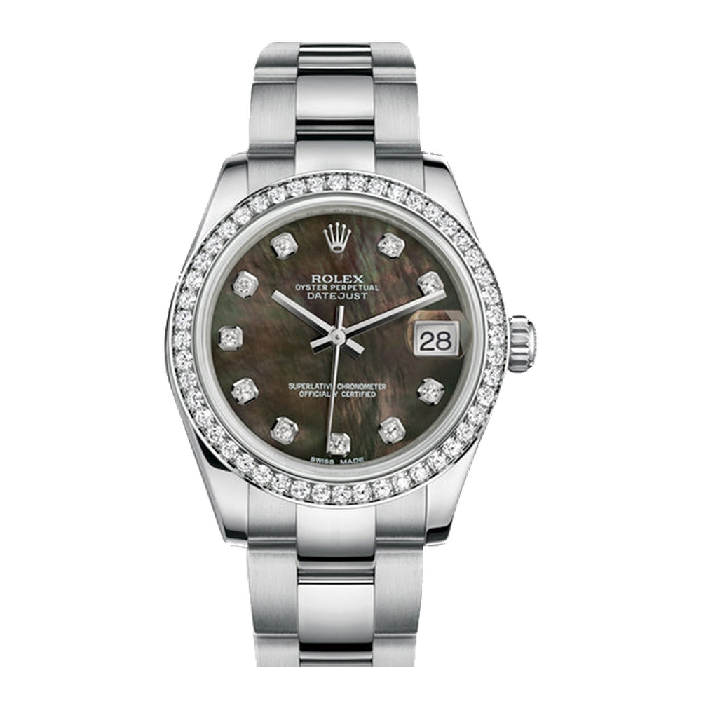 Rolex Datejust 31 Stainless Steel Diamond / Oyster / Black MOP