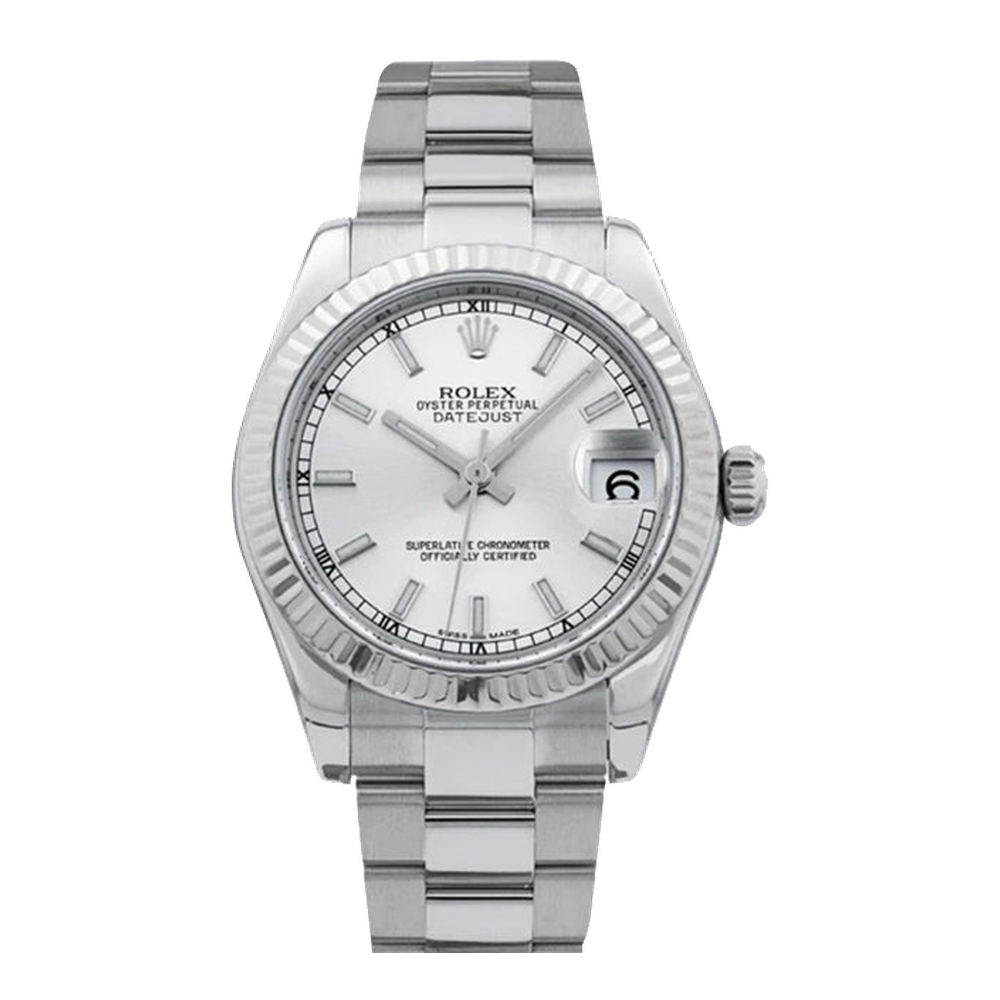 Rolex Datejust 31 Stainless Steel Fluted / Oyster / White