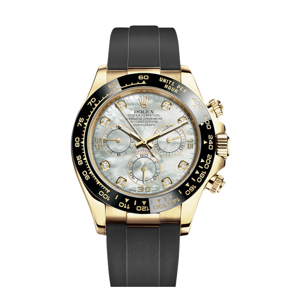Rolex Cosmograph Daytona Yellow Gold / Cerachrom / MOP-Diamond / Oysterflex
