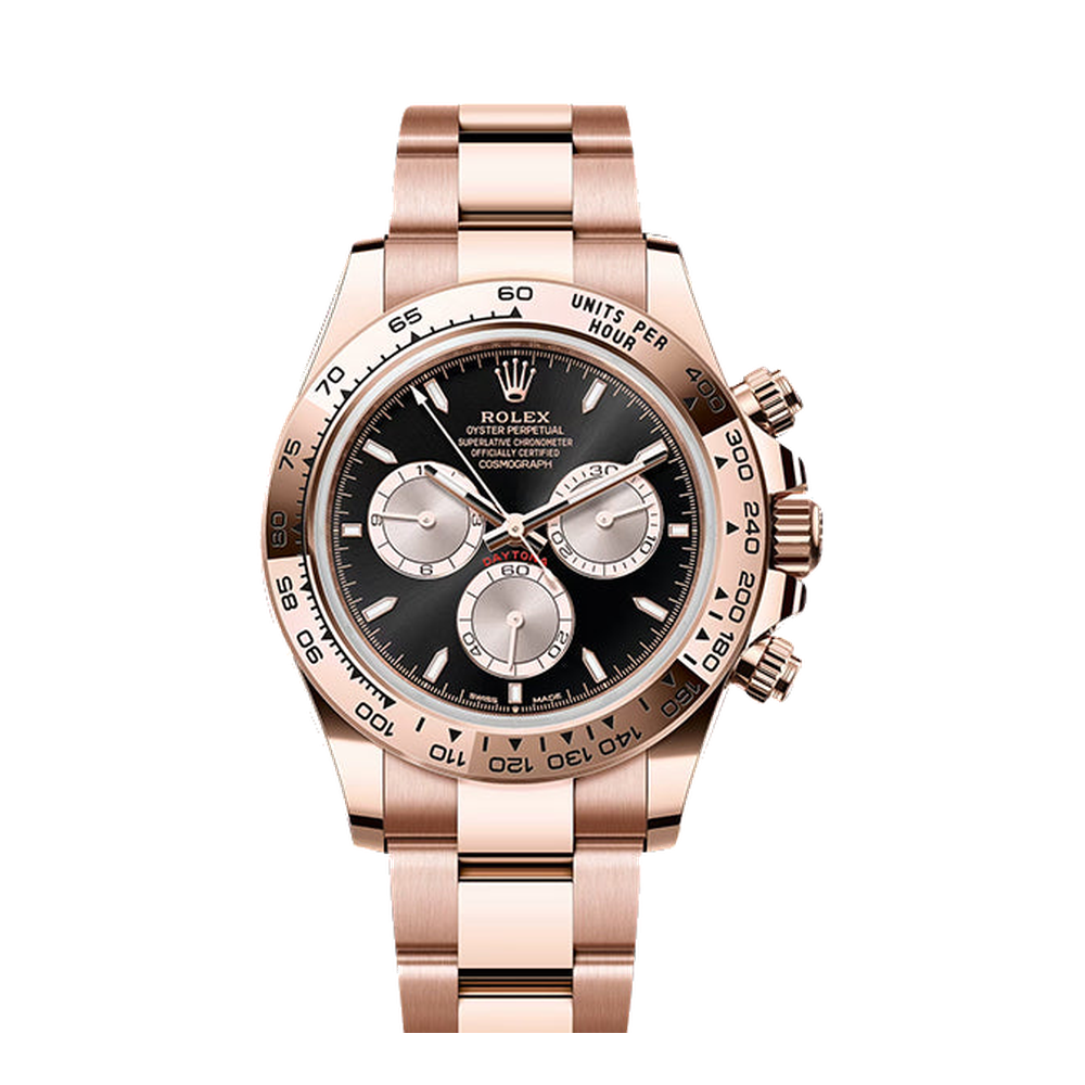 Rolex Cosmograph Daytona Everose / Black - Sundust / Oyster