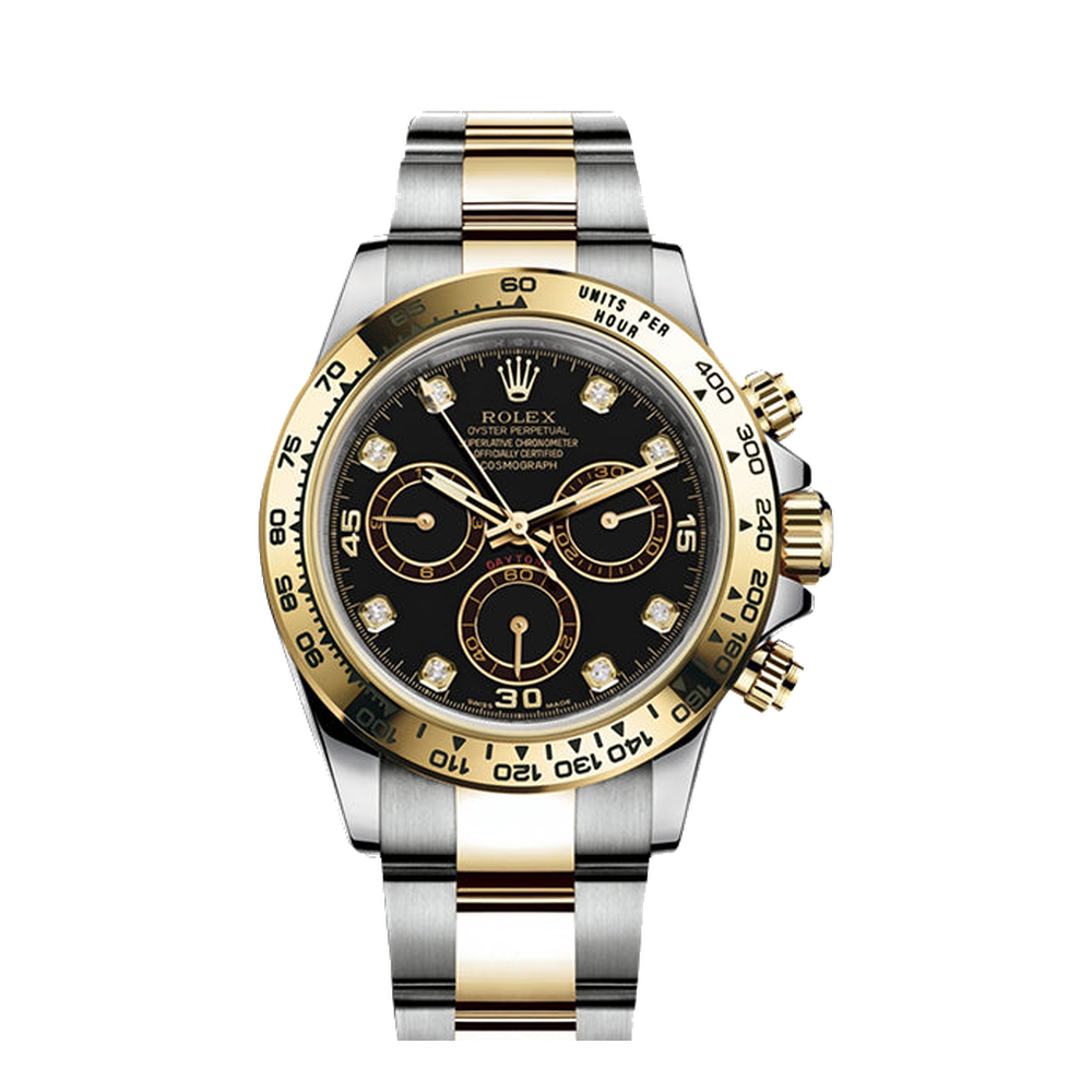 Rolex Cosmograph Daytona Stainless Steel / Yellow Gold / Champagne Diamond