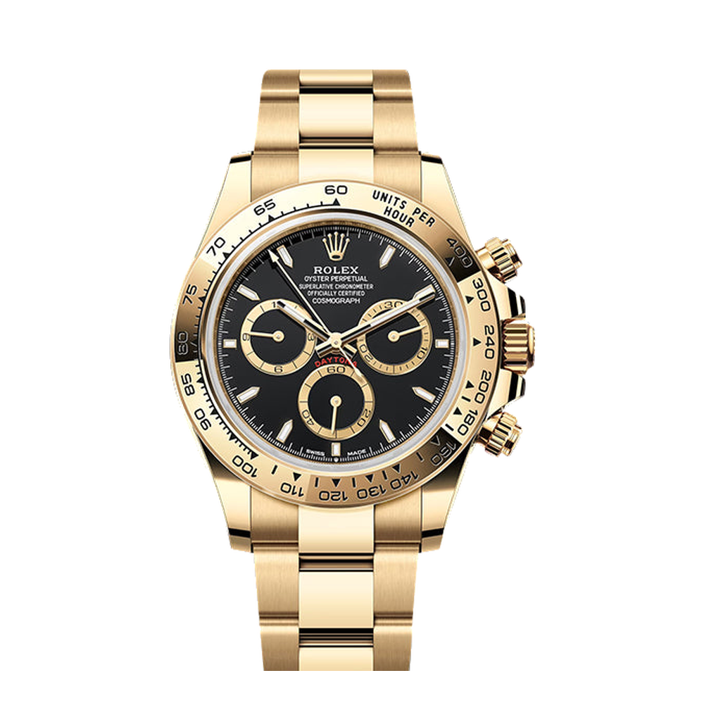 Rolex Cosmograph Daytona Yellow Gold / Black Diamond