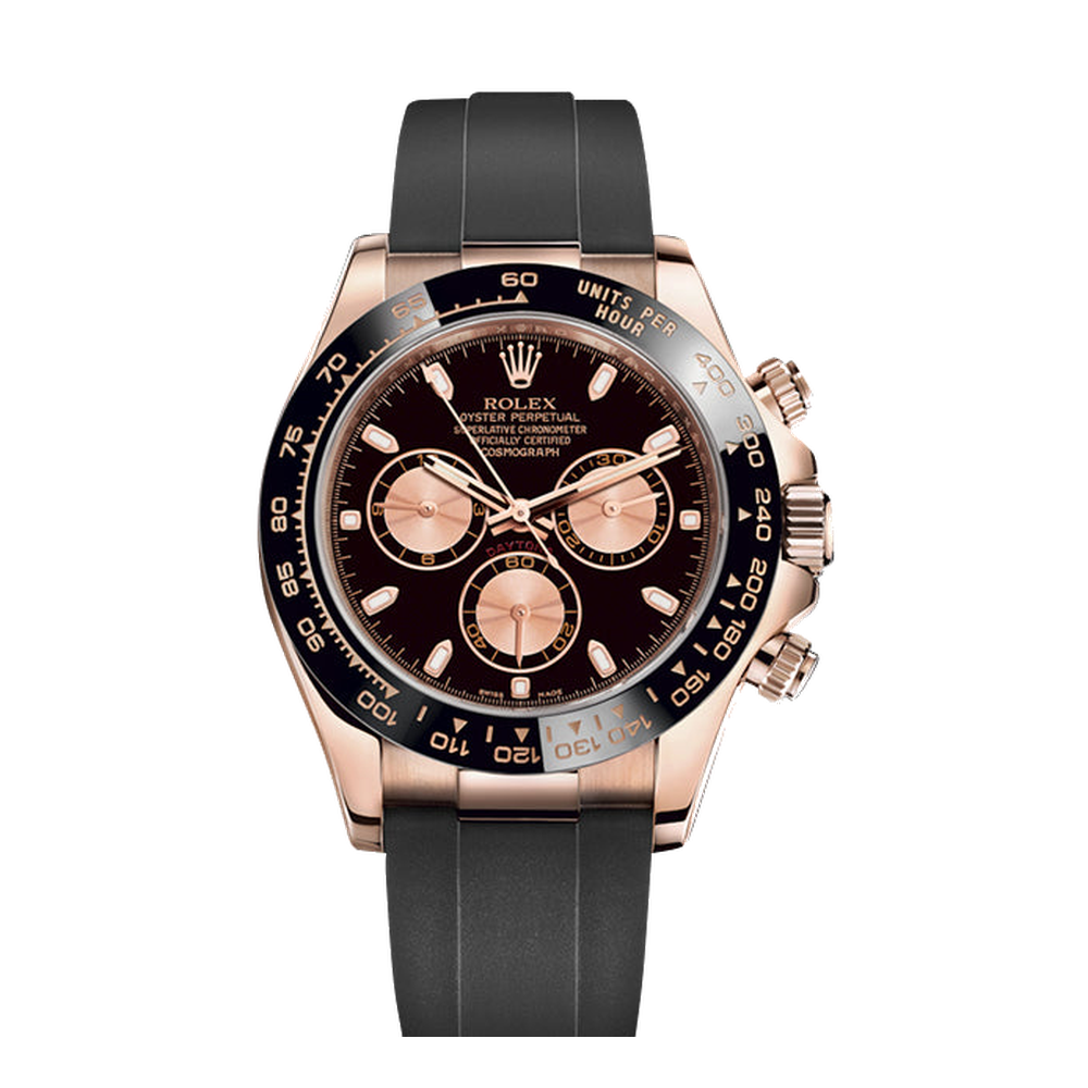 Rolex Cosmograph Daytona Everose / Cerachrom / Black / Oysterflex