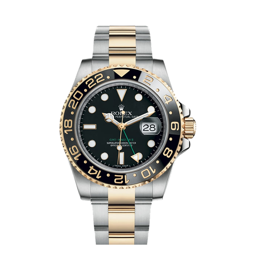 Rolex GMT-Master II Rolesor / LN Black Dial Straps