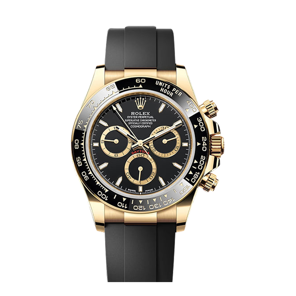Rolex Cosmograph Daytona Yellow Gold - Cerachrom / Black / Oysterflex