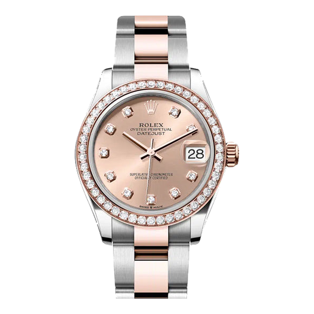 Rolex Datejust 31 Stainless Steel/ Rose Gold / Diamond / Rose - Diamond / Oyster